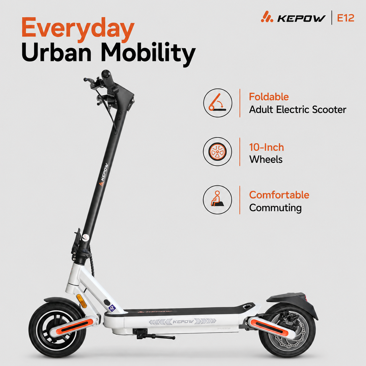 KEPOW E12 Electric Scooter