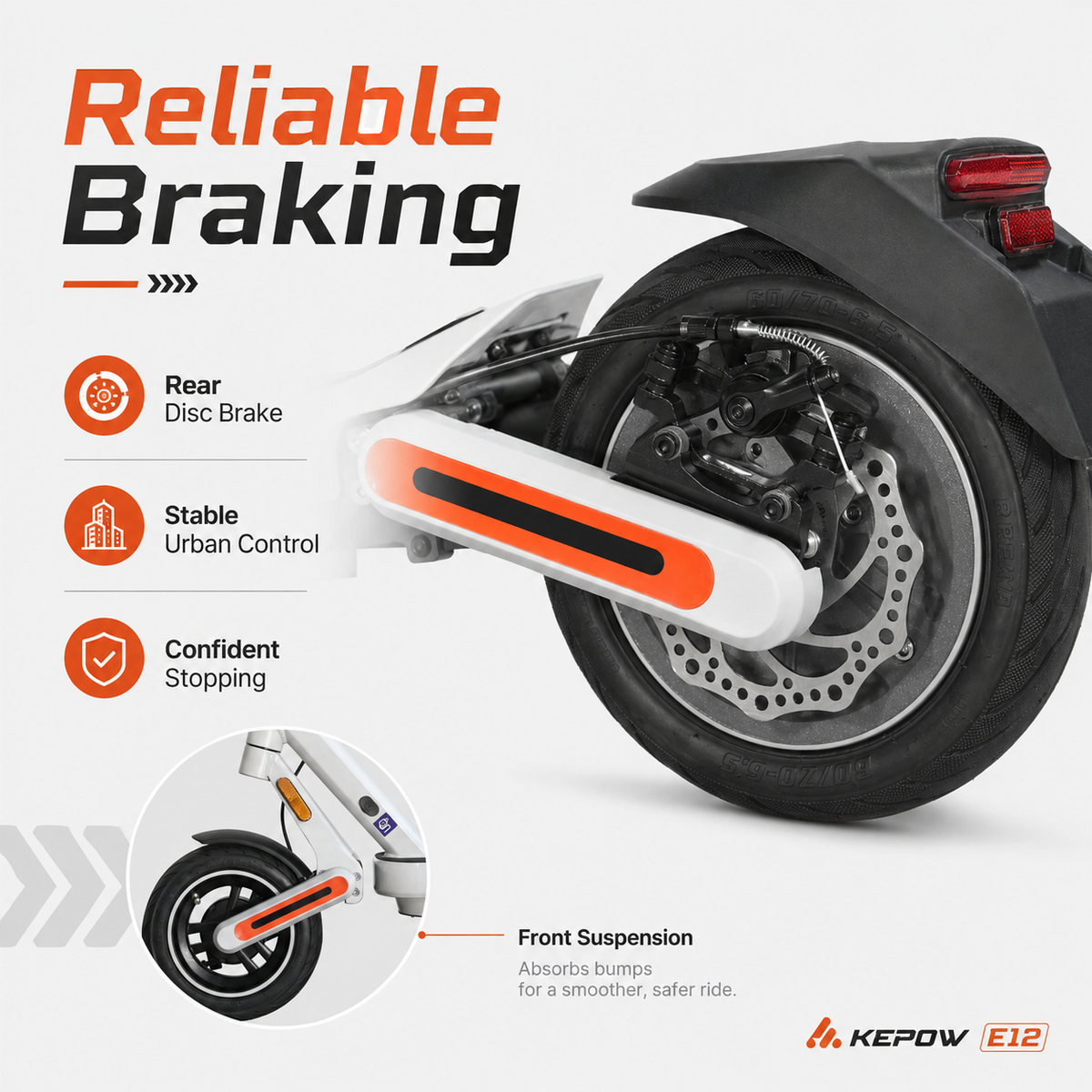 KEPOW E12 Electric Scooter