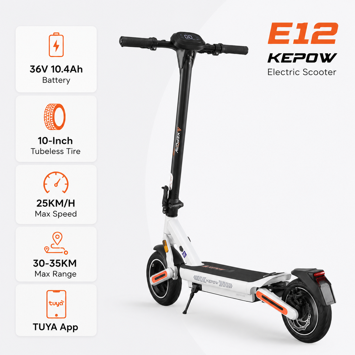 KEPOW E12 Electric Scooter